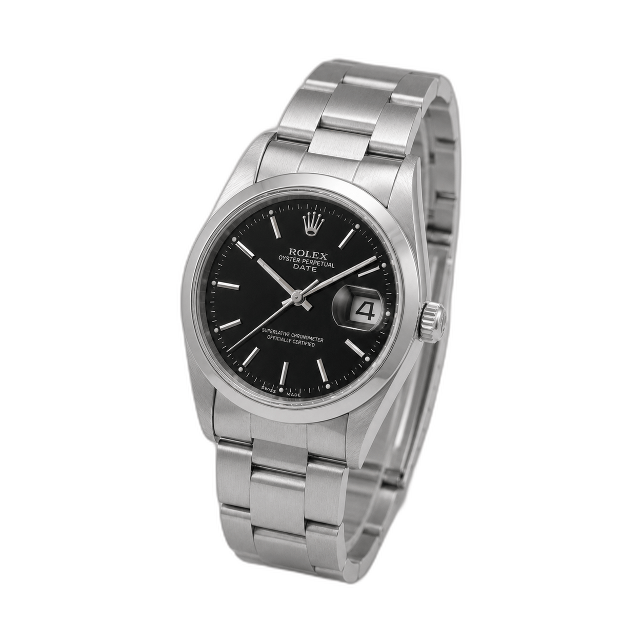 Rolex Oyster Perpetual Date Ref. 15200, Quadrante nero